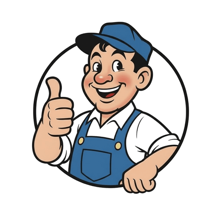 Churchkey mascot with thumbs up ready to answer your door refinishing questions