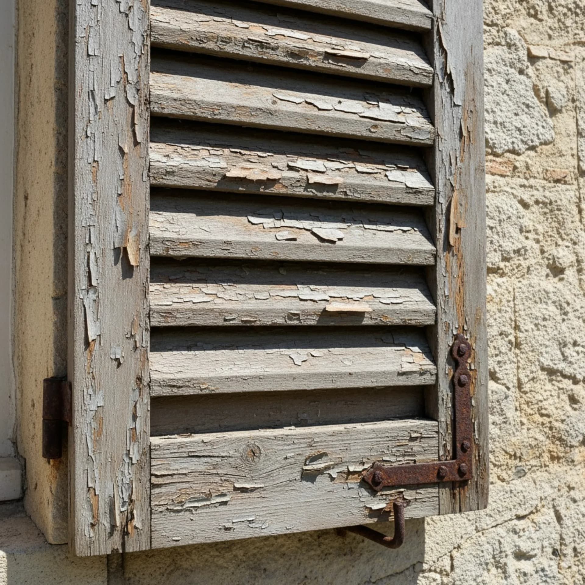 Shutter Refinishing before refinishing in Mandeville, LA