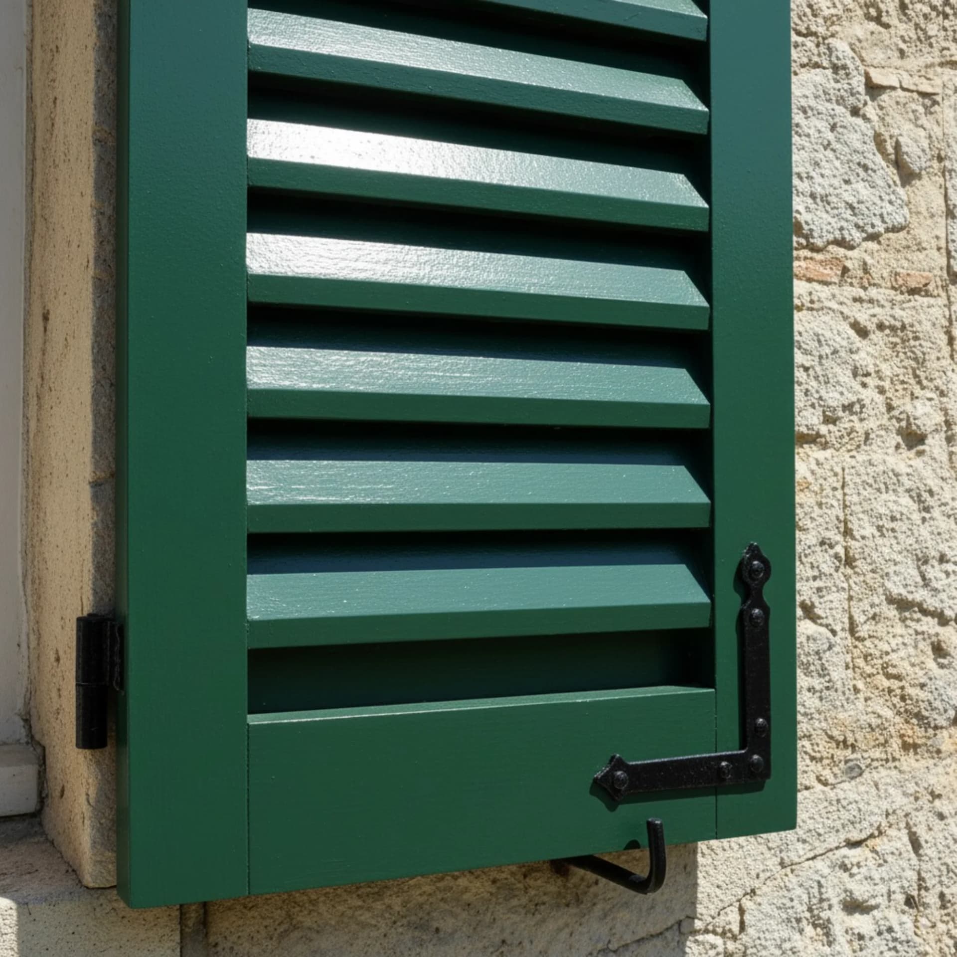 Shutter Refinishing after Churchkey Refinishing, Mandeville LA