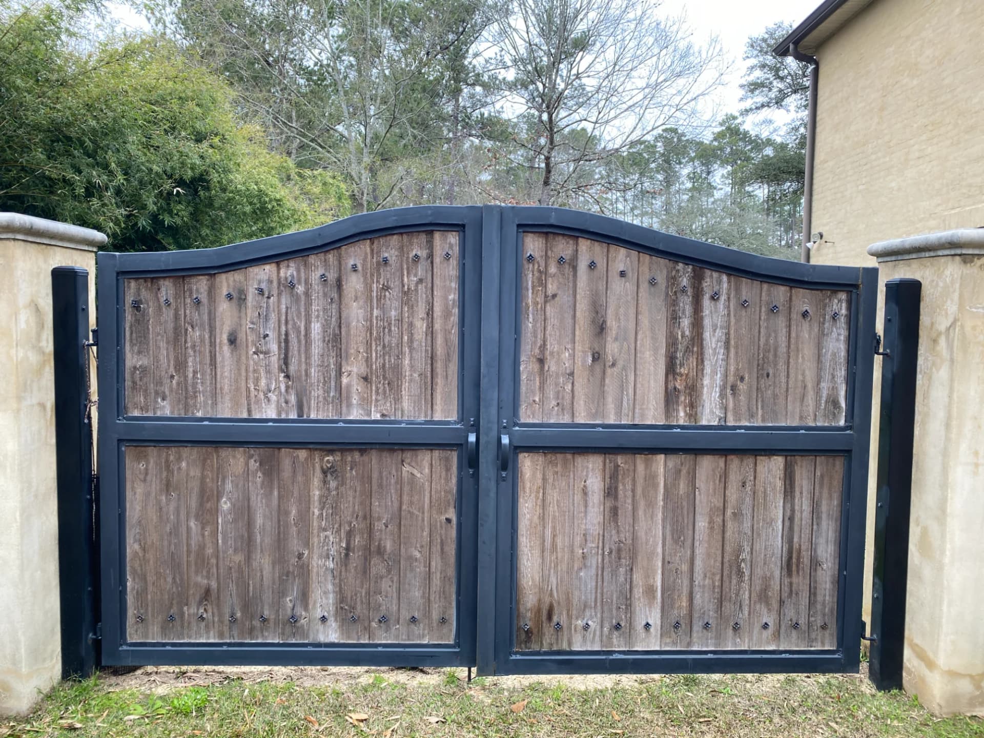 Wood Fence & Gate Restoration before photo, Mandeville, LA