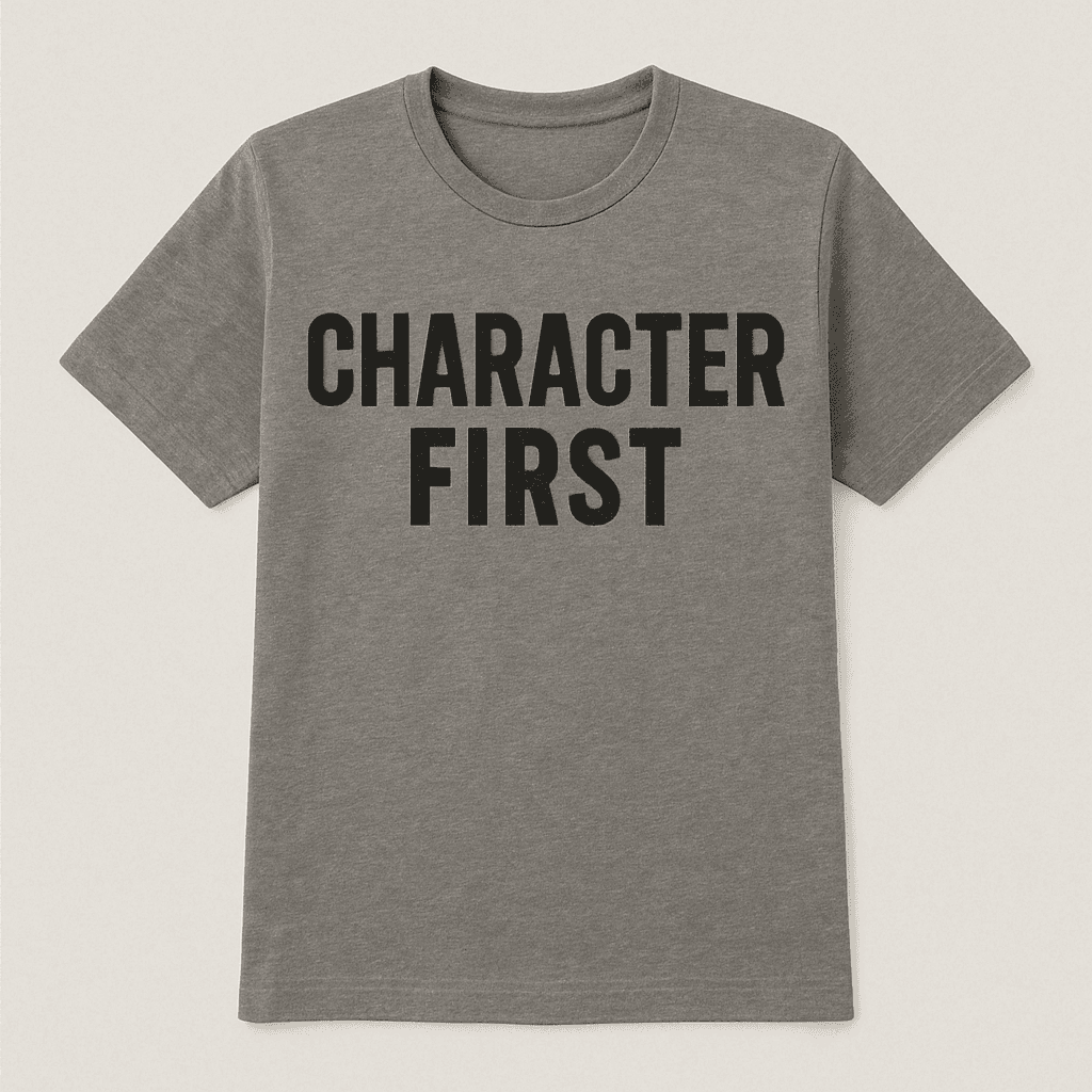 The 'Character First' Tee